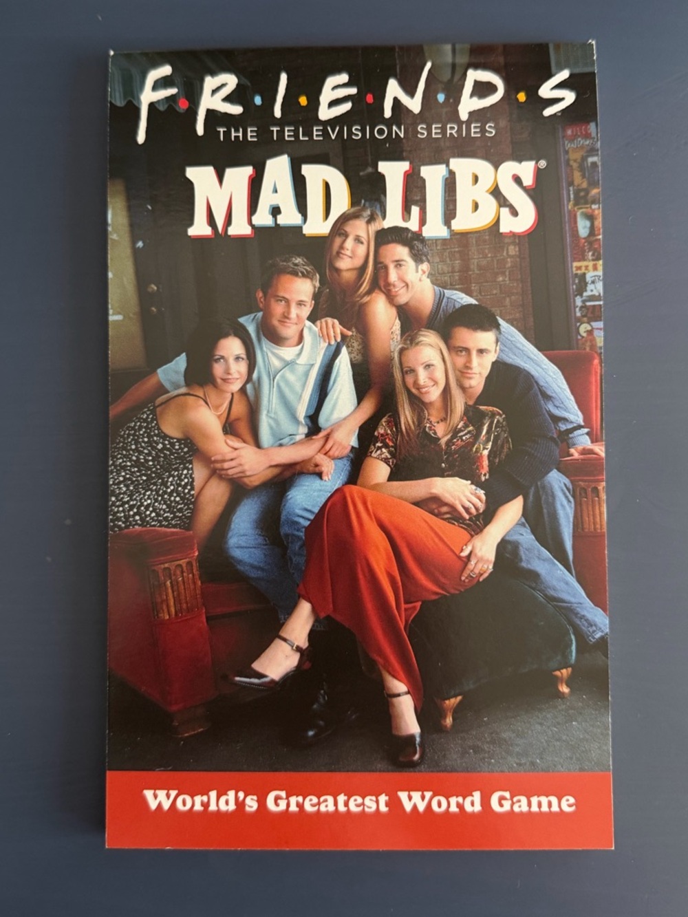 FRIENDS TV Series Mad Libs Word Game